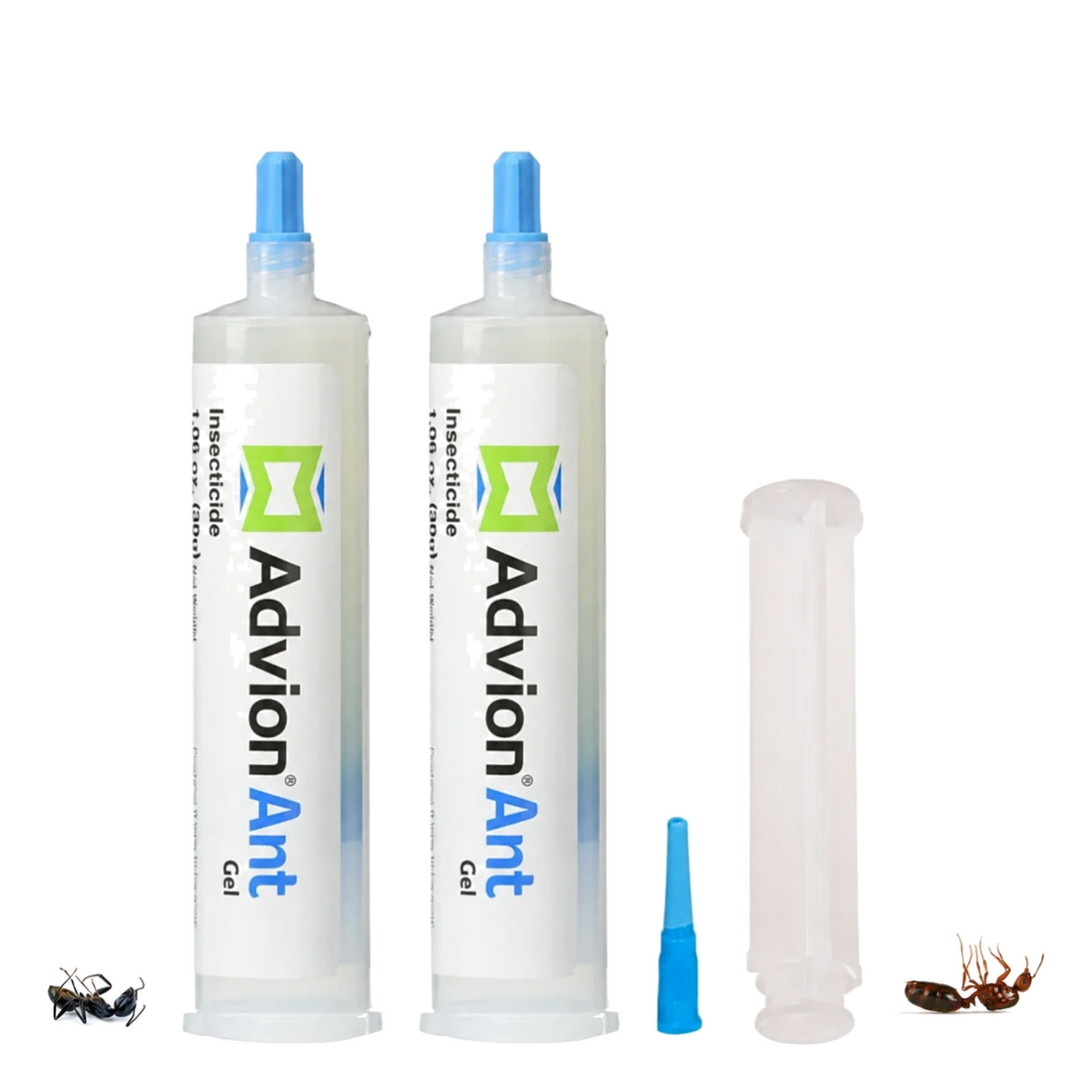 عبوة أنبوبتين من جل أدفيون للنمل مع سن تطبيق ومكبس - Advion Ant Gel 2 tubes pack UAE